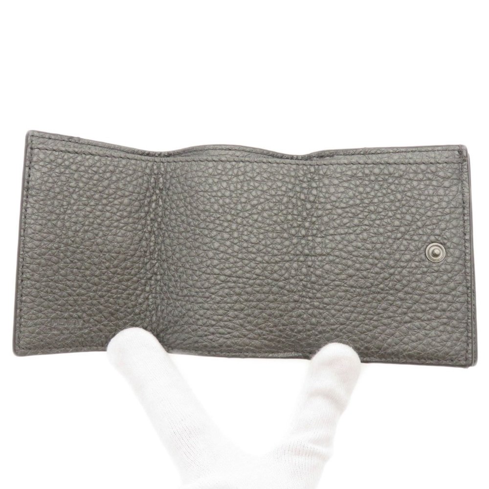 Fendi 7m0280 Wallet Tri-Fold Baguette Bi-Fold Cal… - image 4